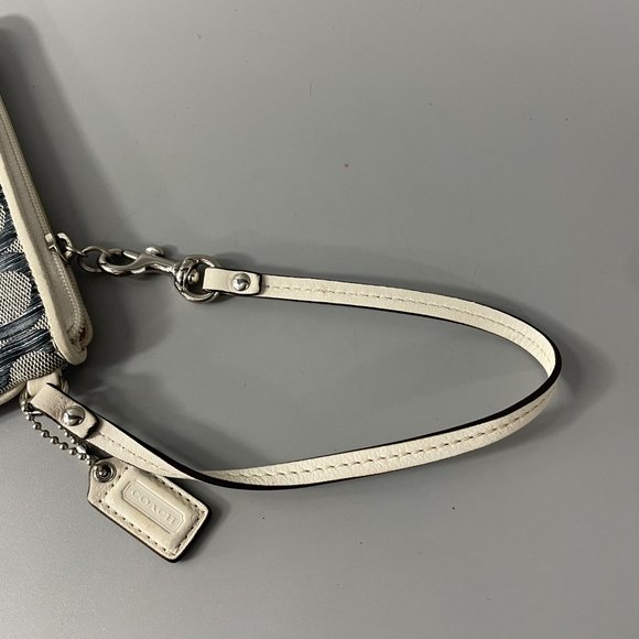 Coach CC logo Ombre Cloth Wristlet - Picture 8 of 10